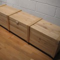 My first crate made with paulownia slats (61" x 14" x 19")