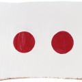 Red dot 10 25x35 tissue and gesso
