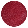 Red dot 23 24 diameter glitter on wood disc