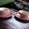 Two Italian teacups arrived last night from dear friend Diana Beliard.