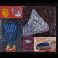 34 Untitled 30 cat 19x21 oil on sectioned panels 1996