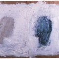 Night and day 1997 27x40 oil pastel, gesso on craft & tracing paper