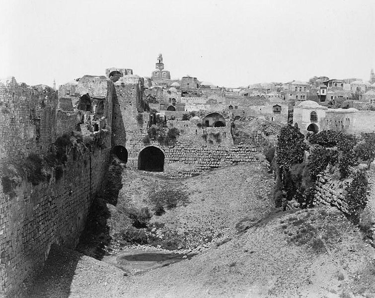 Félix Bonfils 1831-1885 Birket, Israel in late 1800’s.